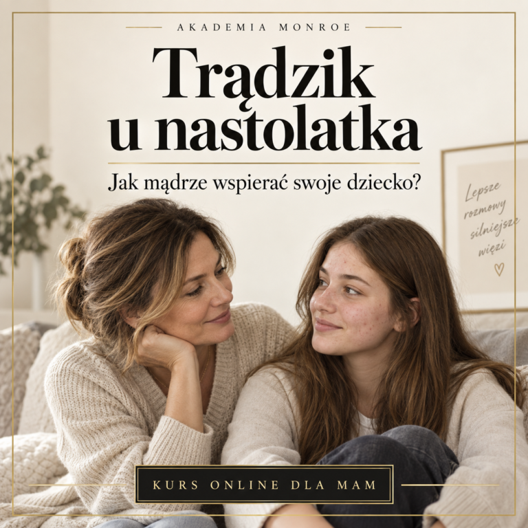 Trądzik u nastolatka — kurs online dla mam, Akademia MONROE